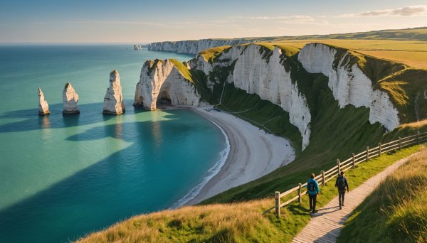Découvrir les falaises d'Étretat : balades et points de vue